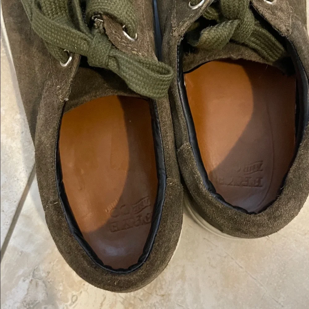 Frye & Co Sindy Suede Leather Sneakers 9M Low Top Fall